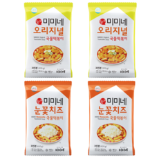 [미미네] 오리지널 국물떡볶이 2봉 + 눈꽃치즈 국물떡볶이 2봉 (총12인분), 620g, 1개