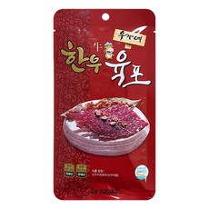 우가네 한우 육포, 25개, 20g