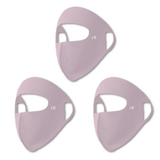 닥터쇼닝 2+1 풀페이스 골프마스크 여름용 자외선차단 얼굴가리개 쿨링 마스크, 베이비핑크 3P, 3개