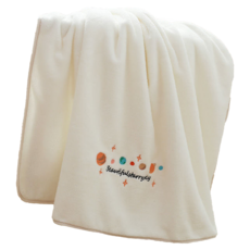 Titan 特大尺寸 大型海灘巾 140 x 70 cm, 象牙白星星, 1個