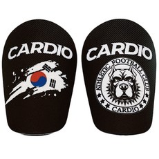 카디오 미니 신가드 정강이보호대 초경량 축구보호대, 블랙, 1개