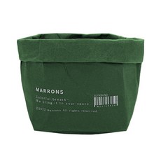 마롱즈 페이퍼 바구니, 그린, 1개