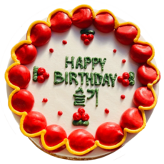 (평일 낮 12시전 주문 오늘출발) 케익팩토리 레드폼폼, 240g, 1개, 블루베리크림치즈