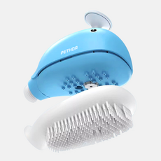 페토르 강아지 고양이 목욕 거품 브러쉬 털관리 거품 고래 브러쉬, 1개