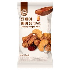 산과들에 원데이메이플넛츠 피칸 믹스넛, 20g, 30개