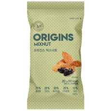산과들에 오리진스믹스너트 하루견과 50봉, 50개, 20g