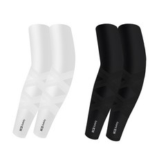 K2 safety 2x핏 쿨토시 자외선차단 팔토시 여름토시, 화이트2p+블랙2p, 1세트