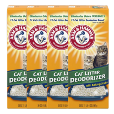 암앤해머 캣리터 디오더라이저, 567g, 4개