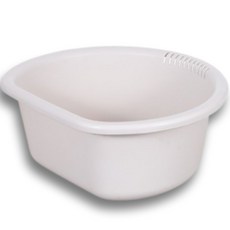 마이루 플라스틱 D형 설거지통, 화이트, 1개 화이트, 1개
