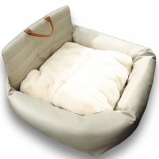 애완견 차량 카시트 강아지 방석 쿠션 콘솔박스 애견 카시트, 조수석 시트, 1개