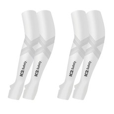 k2 safety x벤더 쿨토시 손등형 1+1 팔토시 여름토시, 화이트2p+화이트2p