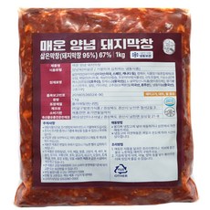 달구벌 매운 양념 돼지 막창 불막창1kg 캠핑 회식 식자재 대용량 업소용, 1개, 1kg