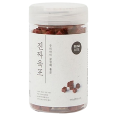 진짜육포 미니바이트 강아지 간식 져키 180g, 한우 미니바이트, 3개