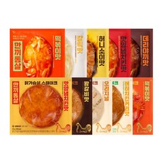 한끼통살 촉촉 10팩 세트 (소스통살5 + 스테이크5), 1개, 100g