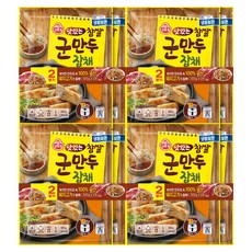 오뚜기 맛있는 찹쌀군만두잡채 500g 8개, 맛있는 찹쌀 군만두 잡채 500g 2묶음x4개 (총8봉