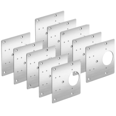 사각 스텐 싱크 가구 장농 경첩 보강 플레이트 판 수리 문짝, 10개