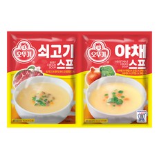 오뚜기 쇠고기스프 80g 5개+야채스프 80g 5개, 1세트, 800g