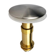 JSS&D 황동나사형 물마개 세면기 세면대 배수관 배수구 자동팝업 물막이 마개 교체, 1개