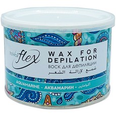 이탈왁스 아쿠아마린 소프트 캔 400g+스파츌라L+스크럽5g+크림5g+브라질리언시트팩1매 왁싱재료 셀프왁싱, 1개