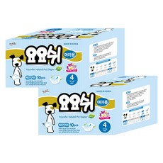 요요쉬 내추럴 애견기저귀 여아용 4단계 10매 X 2P (20매), 소형, 2박스