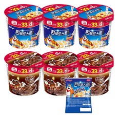 켈로그 시리얼 콘푸로스트 컵 30g x 3개 + 첵스초코 컵 30g x 3개 + 미니시리얼 30g 증정, 1세트