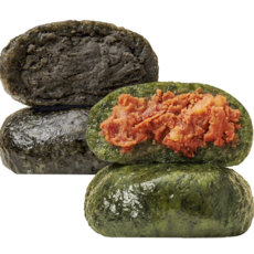 [백년화편 공식 직영몰] 밥알찹쌀떡+밥알흑임자를 한 번에 즐기는 반반세트, 65g, 32개