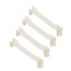 모소가 수납바구니 중첩 적층 보조 클립, 12개, 화이트