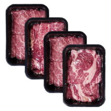 소고기 800g 모둠 등심+갈비살+부채살+우삼겹 각 200g 소분포장 태화농수산, (등심+갈비살+부채살+우삼겹), 1세트