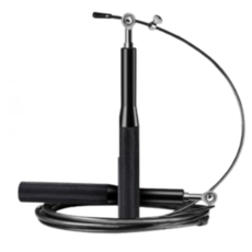 어센드원 안꼬이는 와이어 줄넘기 초고속 고급형, 1개, 시크블랙