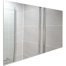 대형 모칸도 아크릴 거울 40X90cm 모서리 직각형 접착식 DIY거울 두께 3mm 재단가능