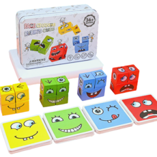 토이다락방 어린이 두뇌발달 보드게임, 해피페이스 루빅큐브, 1개