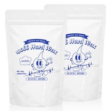 와브 블루아줄렌 브라질리언 왁싱 배 항문 다리 털 제모, 2개, 200g