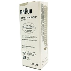 BRAUN 귀체온계용 렌즈필터 LF20 20p, 1개