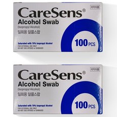 케어센스 알콜스왑, 100매, 2개
