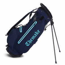 더메이크 NEW 디럭스 골프백 남성 여성 경량 스탠드백 캐디백, 패턴네이비
