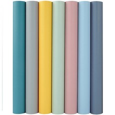 [1+1] 모바드 벽지 마카롱 60cm x 300cm 셀프 도배 벽지 풀없이 붙이는 벽지 자체 접착 모란디 단색 방수 벽 스티커 벽 장식 스티커 침실 벽지 배경 벽 따뜻함 보온, 1+1 유스그린