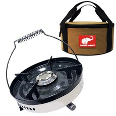 코돌이탱크 LPG 3kg가스 캠핑용품, 1개, 바람막이일체형코돌이버너(5577)+코돌이(원형)가방