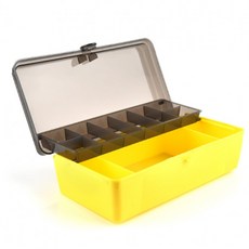 조씨네 축광 한치 낚시 멀티 문어 에기 케이스 쭈꾸미 애기 태클박스, 1개, 옐로우