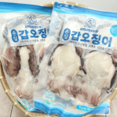 태안 손질 갑오징어 급냉 제철 국산, 2개, 700g