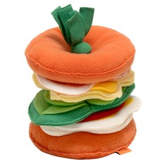 유스펫 햄버거 노즈워크 장난감, 혼합색상, 1개