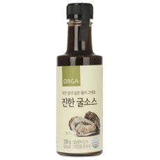 올가홀푸드 국산 굴의 깊은 풍미 그대로 진한 굴소스, 230g, 4개
