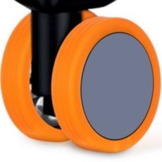 투카 실리콘 여행용 캐리어 케리어 바퀴 커버 싸개 보호 덮개 미끄럼 소음 방지 8+8+8 24p, 24개, 블랙+그레이+오렌지