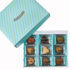 서울쿠키 선물세트 36개입 (리본+쇼핑백/유기농 밀가루/프리미엄 수제쿠키), 리본+쇼핑백/유기농 밀가루, 1개