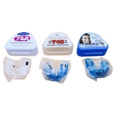 치아교정 어린이 앞니 교정기 수면 간편 착용형, 투명화이트3단계