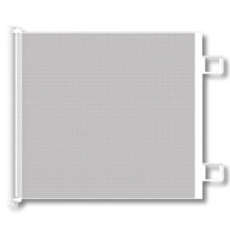 밍프 슬라이딩 반려동물 안전문 대형, 1개, 화이트