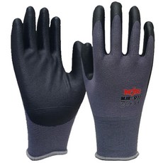 미조리 NBR 코팅장갑 안전 물류 현장 논슬립 작업 장갑 MJR-911, MJR-911 코팅장갑, S, 1개