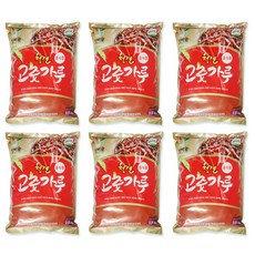진성 청결 고춧가루 중식용 2.5kg 1박스(6개입), 6개