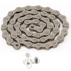 자전거 체인 9단 116링크 로드 사이클, 1개, 실버