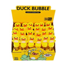 어린이 비눗방울 미니, 오리, 24개