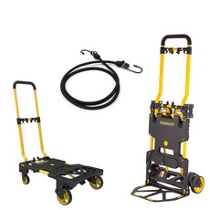 스탠리카트 2in1 핸드트럭 코스트코 접이식 손수레 구르마 구루마(고정로프 포함), 1개